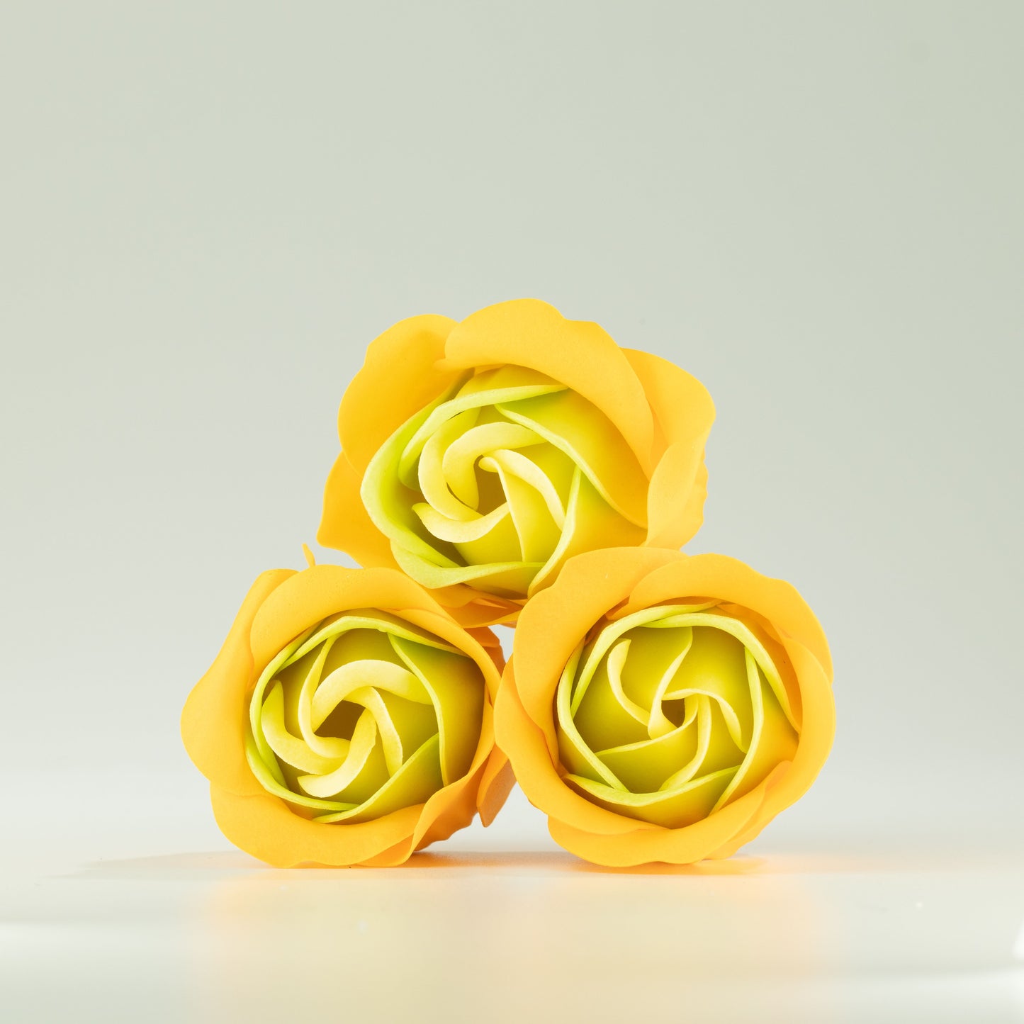 Set of 3 Soap Flower Heart Box - Spring Roses
