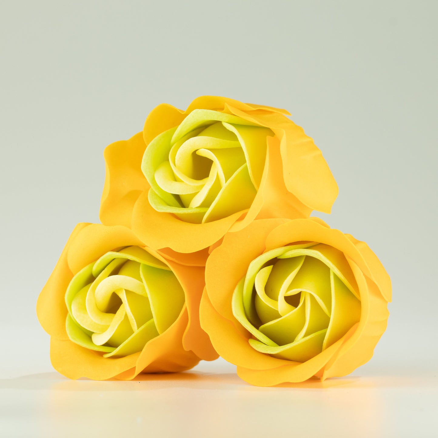 Set of 3 Soap Flower Heart Box - Spring Roses